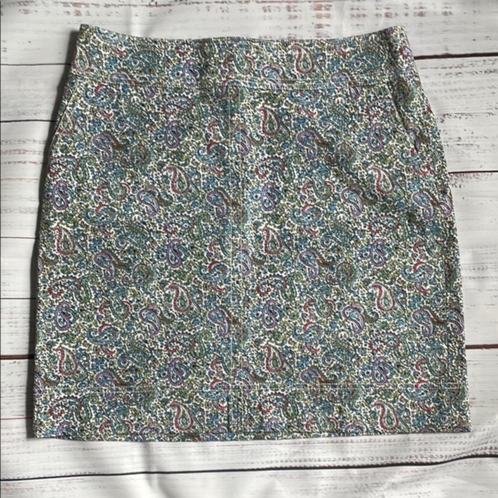 Talbots Paisley Print Women's Skirt size 10